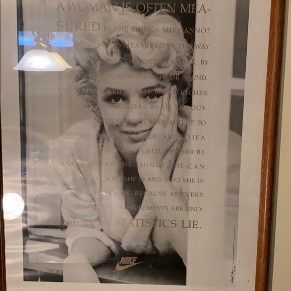 Vintage Nike X Marilyn Monroe Poster - Picture 2 of 4